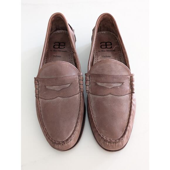 Men's Allen Edmonds Desoto Leather Penny Loafers Size 10B  45601 - Picture 4 of 10